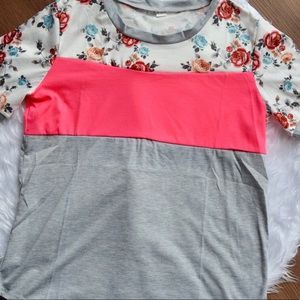 Boutique floral style shirt